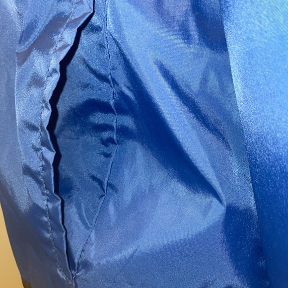 Late 90s Nike Half Zip Windbreaker Small Blue white and black - Picture 3 of 11